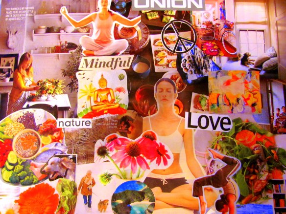 Creating a vision board is a great, right-brained way to identify your goals for the new year. 