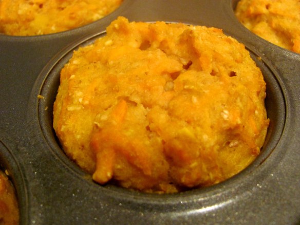 Carrot Ginger Muffins (gluten and dairy free)